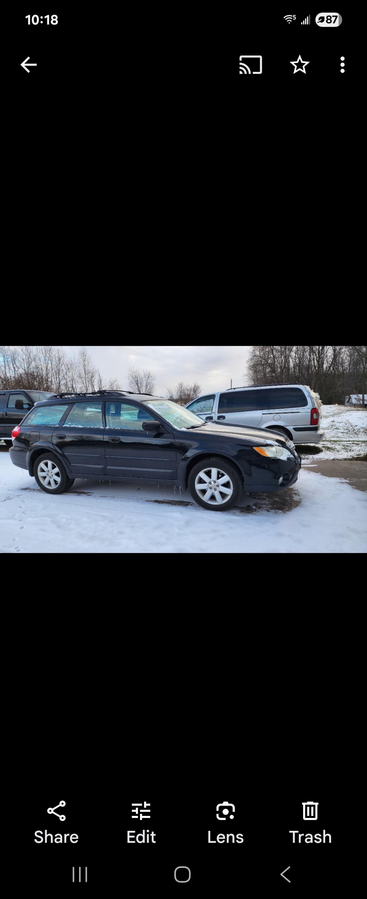 Used 2008 Subaru Outback 2.5i VIN 4S4BP61C087351313